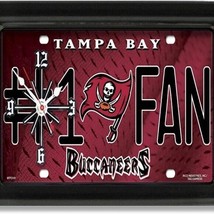 NFL Tampa Bay Bucs #1 Fan Quartz 12L x 7H Clock New - £16.49 GBP