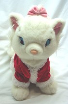 Disney Store Aristocats Christmas Marie Kitten As Santa 11&quot; Plush Stuffed Animal - £23.30 GBP
