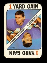 Vintage Dave Osborn Minnesota Viking FOOTBALL Trading Card 1971 Topps Game - £7.62 GBP
