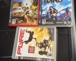 LOT OF 3: MOTOR STORM [GREATEST HITS] +PURE +ROCKBAND 2 (PlayStation 3 PS3) - $12.86