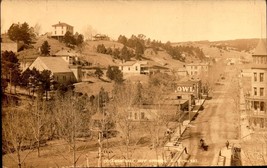 College Hill - Hot Springs Sd - Rppc 1904-1918 Azo Postcard BK55 - £6.22 GBP