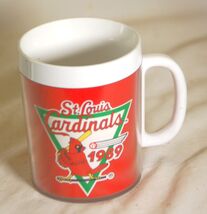 St. Louis Cardinals Xerox Thermal Mug Plastic Vintage 1989 - $12.86
