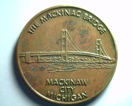The Mackinac Bridge / Fort Michilimackinac Mackinaw City Michigan Token Vintage - £27.33 GBP