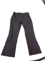 Women&#39;s Super-High Rise Slim Fit Cropped Kick Flare PulLOn Pants - Black 8 - $13.38