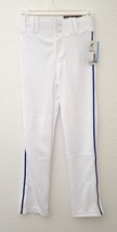 Champro Triple Crown Piped Pant Youth BP91UY - White/Royal - S - $19.79