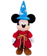 Disney Sorcerer Mickey Mouse Large 24&quot; Plush Fantasia Sorcerer&#39;s Apprentice - £11.96 GBP