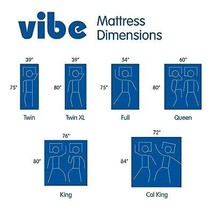 Vibe Gel Memory Foam Mattress, 12-Inch CertiPUR-US Certified Bed-in-a-Box, Queen - £511.88 GBP