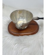 Sterling Silver Sauce Bowl Pipkin Wood Handle &amp; Spout by Mueck-Carey Co.... - €148,53 EUR