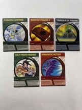 Lot of 5 Bakugan Battle Brawlers Cards Spin Master Sega Toys 2008 Pre-Owned - £10.39 GBP