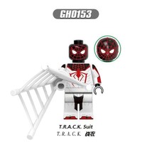 Marvel Spider-man (Miles Morales) (T.R.A.C.K. Suit) GH0153 Custom Minifigures - £1.79 GBP