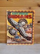 North American Indians XL Coloring Book Vintage First Edition 1978 NOS - £30.13 GBP