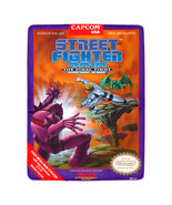 Street Fighter 2010 NES Box Retro Video Game By Nintendo Fleece Blanket  - $61.88 CAD+