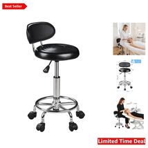 Luxury Spa Chair with Backrest - Hydraulic Height Adjustable, 300 lb Cap... - $107.86