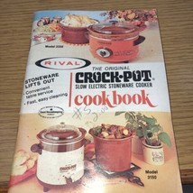 ❤️The Original Crock-Pot Cookbook Slow Electric Stoneware Rival Vintage Recipes - £8.38 GBP