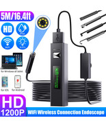 5M LED WiFi Snake Borescope Endoscope 8mm HD Inspection Camera for iOS A... - £36.76 GBP