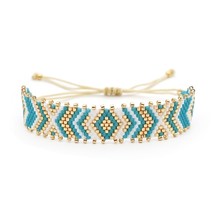 Summer Jewelry For Women Seed Beads Bracelets For Girls Evil Eye Bracelet Jewell - £25.68 GBP