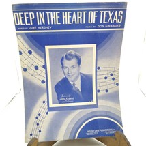 Vintage Sheet Music, Deep in the Heart of Texas by June Hershey and Don ... - $14.52