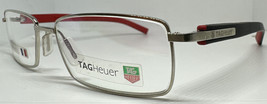 Authentic Tag Heuer Eyeglass TH 8005 Avant-Garde Black/Red Trends Frame ... - £204.72 GBP