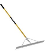 GroundWork YN-ALR004-36FL Aluminum Landscape Rake 36 Inch Yellow - $121.82 CAD