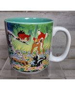 Walt Disney&#39;s Animated Classics Bambi 1942 Coffee Mug Cup Teal Interior ... - £10.71 GBP