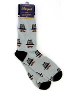 Men&#39;s Best Dad &amp; Mustaches Novelty Crew Dress Socks (Gray) - €17,15 EUR