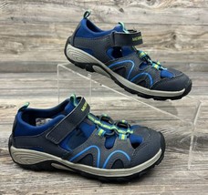 Merrell Hydro Select Grip Blue Green Hiking Sandals Boys Big Kid (Junior... - $11.88