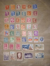Lot Of 47 France Cancelled Postage Stamps Republique Francaise Vintage... - £15.82 GBP