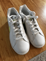 Nike Women's Court Royale Tennis Shoes White Barely Volt Size 7 - $44.55