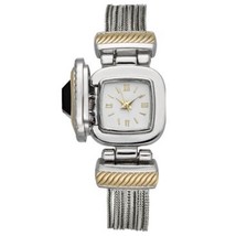 Charter Club Womens Flip Cover Two-Tone Bracelet Watch 25mm - $24.00