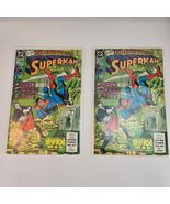 DC Comics Adventures of Superman 464 Lot of 2 Superman vs Lobo 6.63x10.2... - $25.73