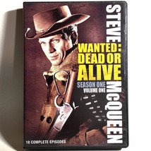 Wanted: Dead or Alive - Season One 1 (2-DVD, 1958) Steve McQueen 18 Episodes - £4.61 GBP