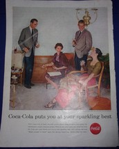 Coca Cola  Magazine Print Advertisement 1956  - £3.89 GBP