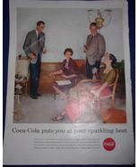 Coca Cola  Magazine Print Advertisement 1956  - $6.84 CAD