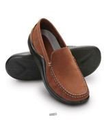 Gentleman&#39;s Mens Walk On Air Suede BROWN Shoes Moccasins SIZE 8 (41) - $58.44 CAD