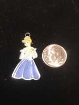 Cinderella princess character Enamel charm - Necklace Pendant Charm Style K29 - £11.91 GBP