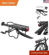 Universal Bike Cargo Rack - Adjustable Rear Rack with Quick Release &amp; Fe... - $60.00