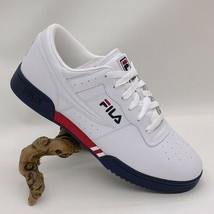 Men&#39;s Fila Original Fitness OP White | Navy Sneakers - £95.92 GBP