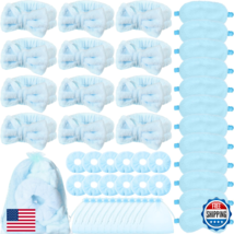 Mimorou 48 Pieces Spa Party Supplies 12 Spa Headbands 12 Plush Sleep Eye... - $49.37
