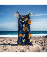 Vintage Sears Hawaiian Fashions Girls Sleeveless Shift Dress Blue Yellow... - £19.78 GBP