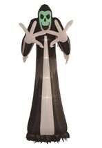 Celebrations 12 ft. Prelit Grim Reaper Inflatable - $197.47 CAD
