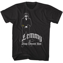 Lemmy Sharp Dressed Man Men&#39;s T Shirt Kilmister Motorhead Heavy Metal Rock Band - £24.77 GBP+