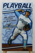 Jake Odorizzi Autograph Hand Signed Wilmington Blue Rocks Playbill Cover - £19.39 GBP