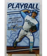 Jake Odorizzi Autograph Hand Signed Wilmington Blue Rocks Playbill Cover - $33.24 CAD
