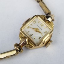 Vintage Caravelle watch womens 7 JEWELS gold tone Wrist M6 1960&#39;s - $29.99