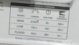 LPE Optic Luxpro LP 345 Extended 6 Hour Runtime LED Headlamp image 4