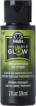 Folkart Invisible Glow Acrylic Paint 2oz-Extreme G - £11.12 GBP