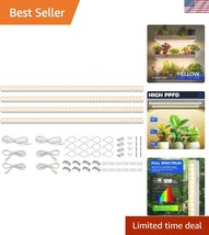Highly Efficient Yellow LED Grow Lights, 40W 4-Pack - Ideal for Plant Gr... - $60.00