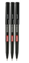 3 Extra Fine Tip Permanent Marker Pen Black CD / DVD/OHP Marker Water Pr... - $139.61 MXN
