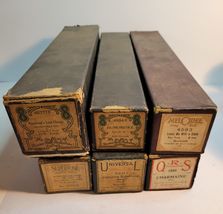 6 Vintage Player Piano Word Rolls in Original Boxes image 3