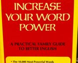 How t o Increase Your Word Power [Hardcover] Readers digest - $13.21